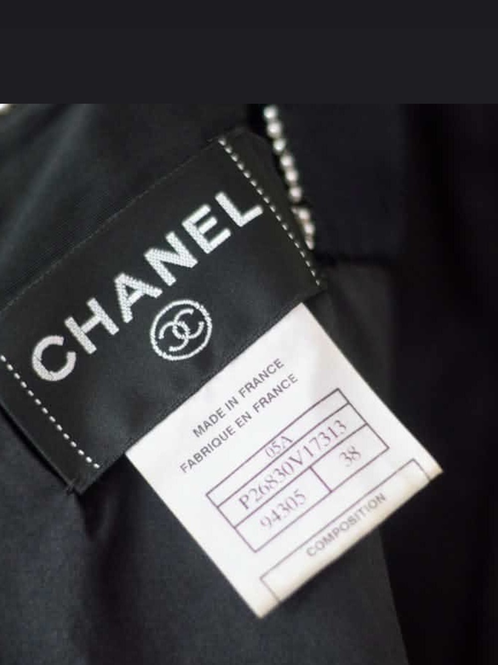 Chanel Fall 2005 Runway Silk and Pearl Dress - Picture 5 of 6